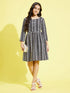 Girl's Black Pure Cotton Chikankari Kurta