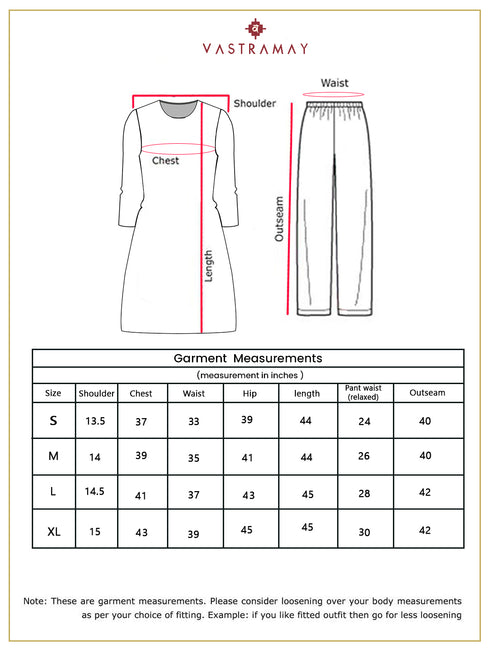 Women's Angrakha Style Flare Kurta Set