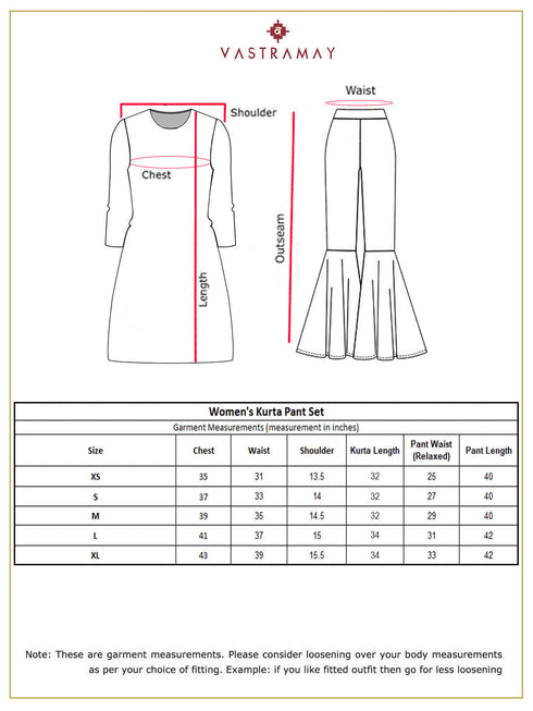 Women's Mustard Kurta Sharara Set