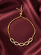 vastramayGold Plated American Diamond Bracelet for Women
