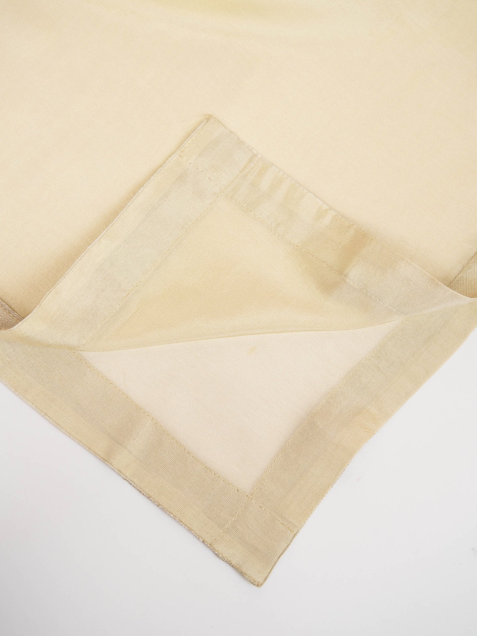 vastramayMen Beige Tissue Silk Dupatta