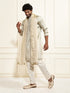 vastramayMen Beige Tissue Silk Dupatta