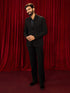men’s blazer and straight pant set