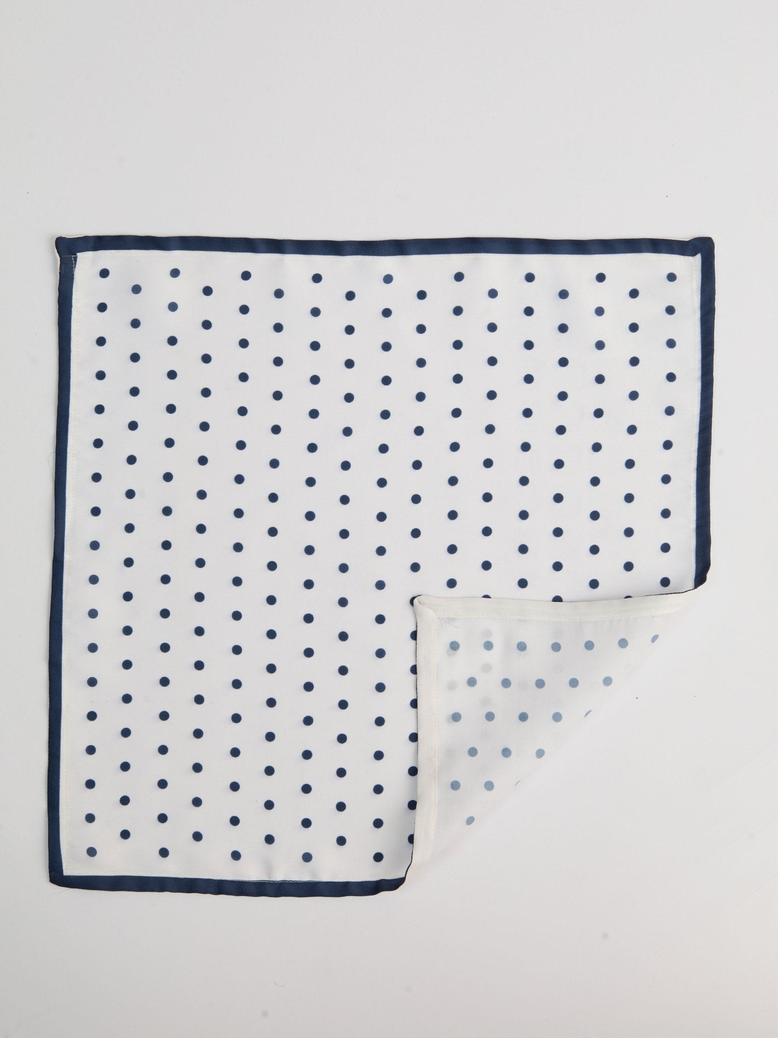 vastramayMen's Blue Printed Silk Pocket Square