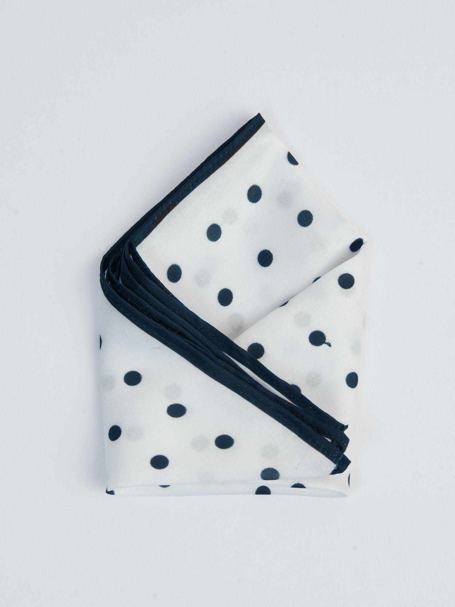 vastramayMen's Blue Printed Silk Pocket Square