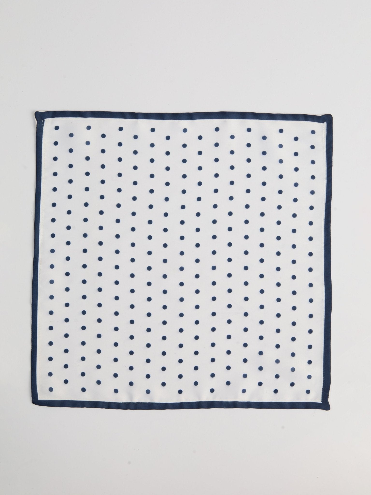 vastramayMen's Blue Printed Silk Pocket Square