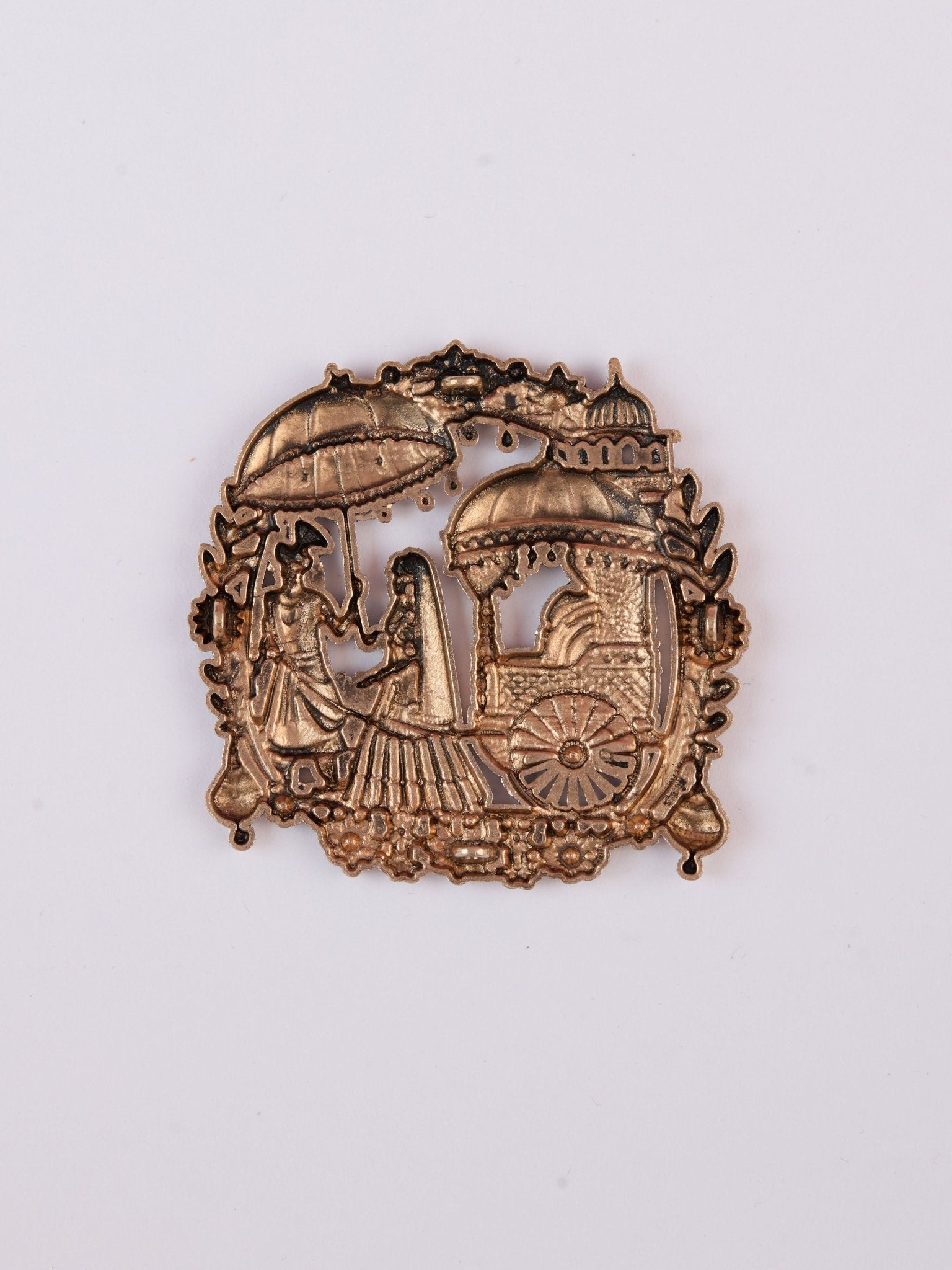 Men's Gold-Toned Brooch