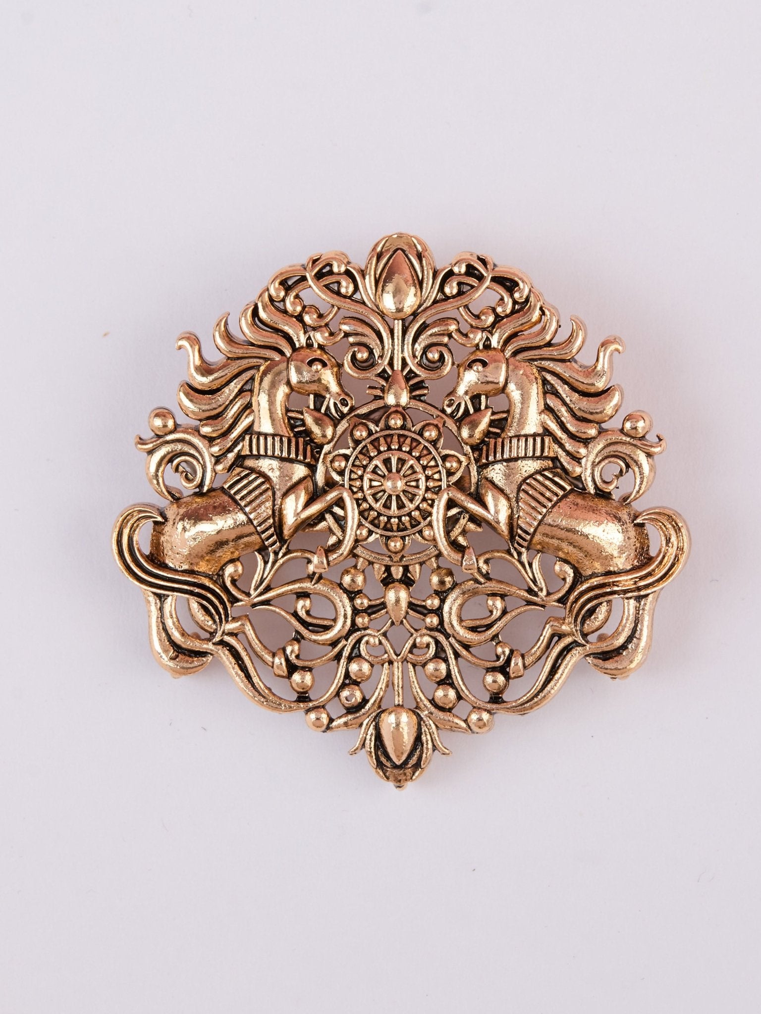 Men's Gold-Toned Brooch