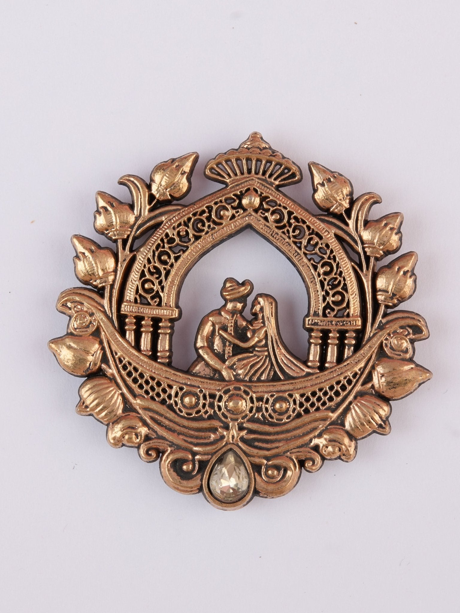 Men's Gold-Toned Brooch
