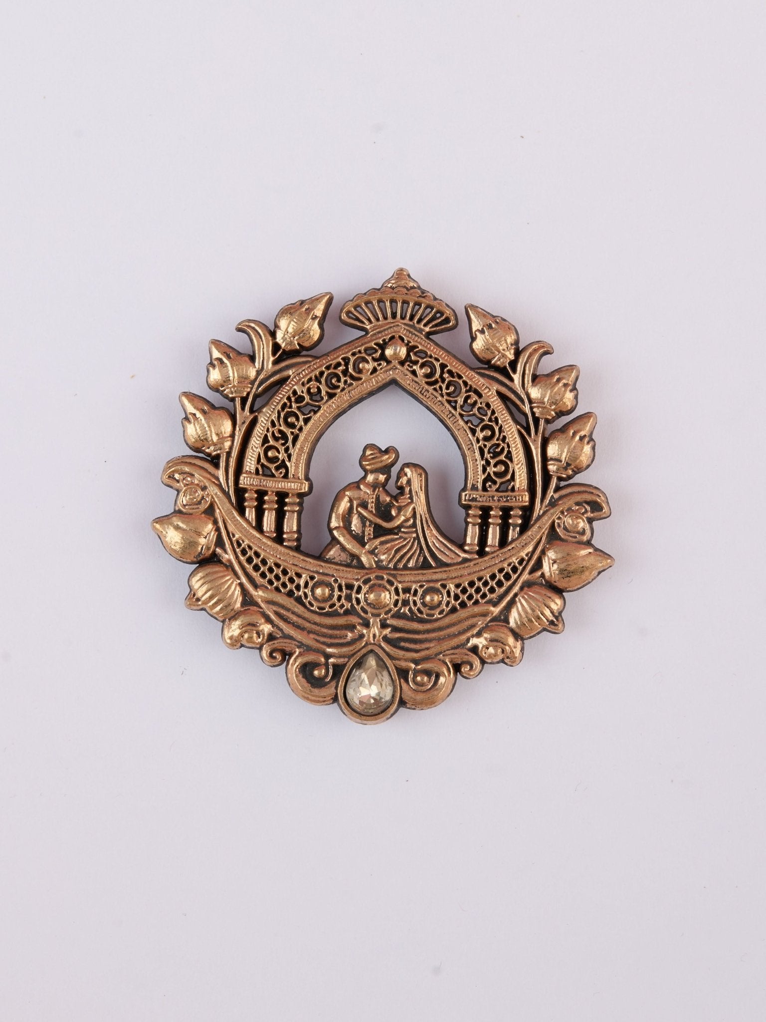 Men's Gold-Toned Brooch