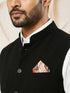 Men's Multicolour Printed Silk Pocket Square