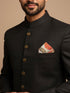 Men's Multicolour Printed Silk Pocket Square