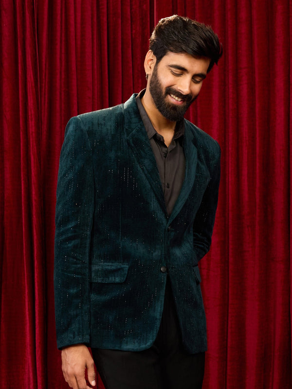 men’s blazer and straight pant set