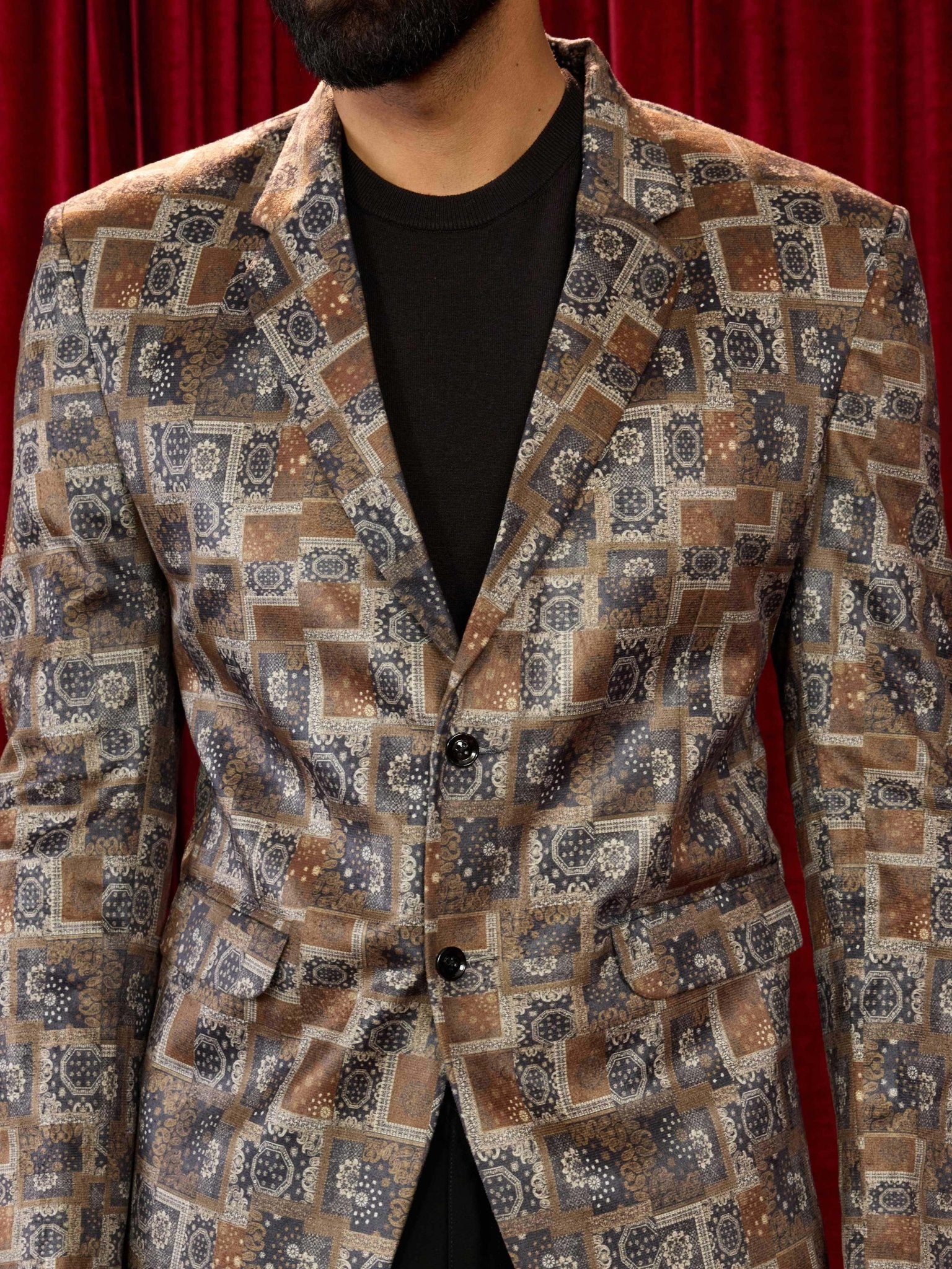 men’s blazer and straight pant set