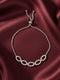 vastramaySilver Plated American Diamond Bracelet for Women