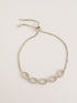 vastramaySilver Plated American Diamond Bracelet for Women