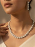 vastramaySilver Plated American Diamond Necklace for Women