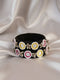 Women's Black Handcrafted Bangles Set of 2