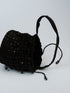 vastramayWomen's Black Handcrafted Potli Clutch