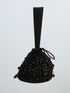 vastramayWomen's Black Handcrafted Potli Clutch