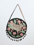 vastramayWomen's Black Handcrafted Potli Clutch