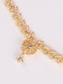 vastramayWomen's Gold Rhodium Plated Single Layered Necklace