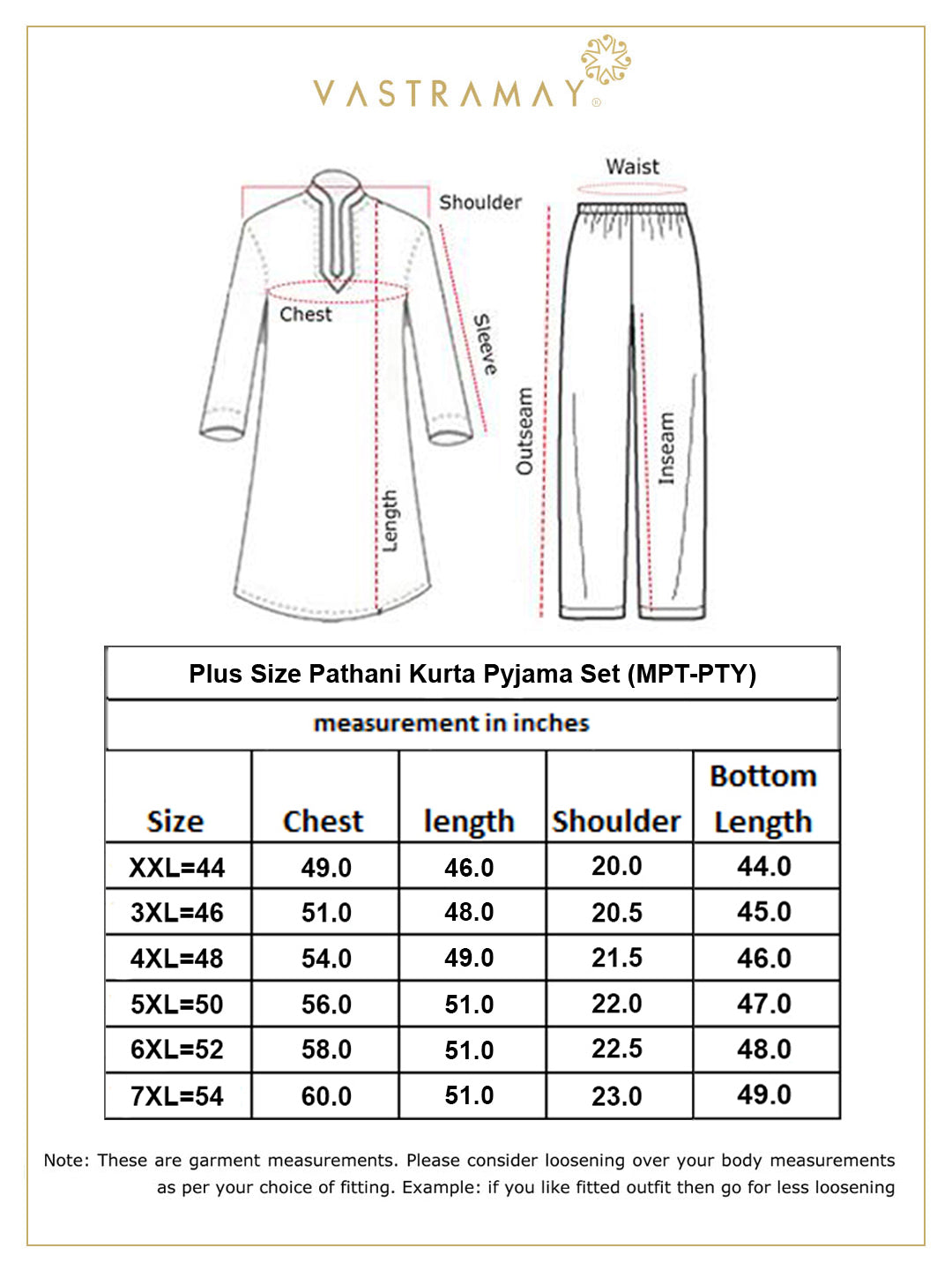 Men's Plus Size Black Cotton Blend Pathani Kurta