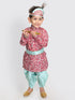 Boy's Janmashtami Printed Krishna Kurta And Dhoti Set