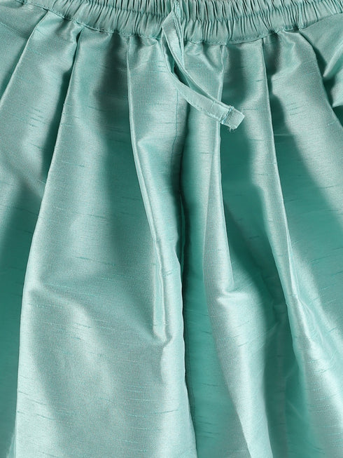 Boy's Janmashtami Printed Krishna Kurta And Dhoti Set