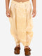 Boy's' Gold Silk Blend Embroidered Dhoti