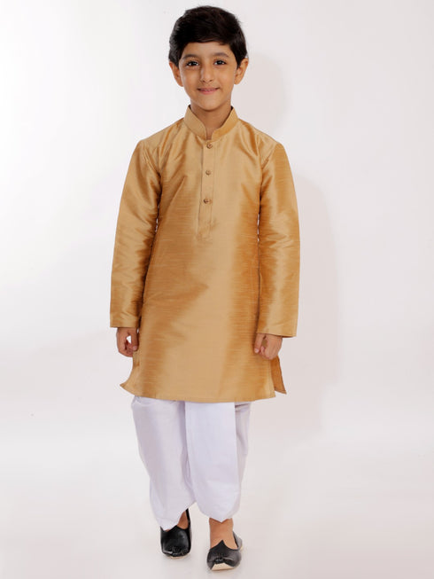 Boy's Pure Cotton White Dhoti