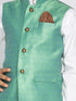 Boy's Green Nehru Jacket