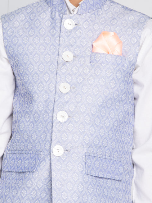 Boy's Lavender Nehru Jacket
