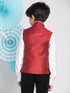 Boy's Maroon Nehru Jacket