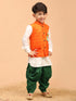 Boy's Republic Day Special Jacket Kurta Dhoti Set