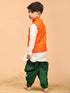 Boy's Republic Day Special Jacket Kurta Dhoti Set