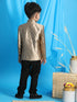 Boy's Bronze-Toned Silk Blend Jodhpuri