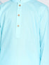 Boy's Aqua Blue Kurta And Dhoti Set