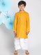 Boy's Mustard Kurta And Dhoti Set