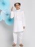 Boys White Kurta Pyjama Set