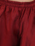 Boy's' Maroon Mirror Kurta Pyjama Set