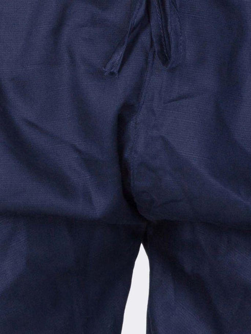 Boys' Blue Cotton Pathani