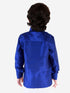 Boys' Blue Silk Long Sleeves Ethnic Shirt