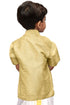 Boy's Gold Opaque Ethnic Shirt