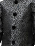 Boys' Grey Silk Blend Sherwani