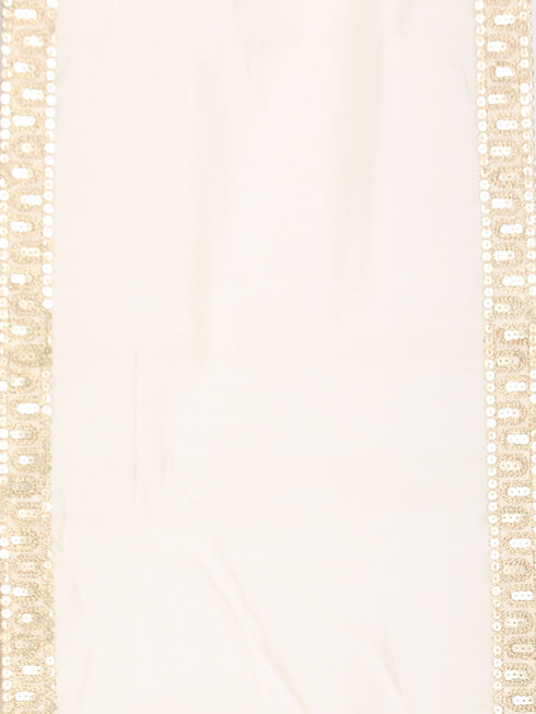 Boy's Pink & Gold-Colored Woven-Design Brocade Slim Fit Sherwani Set With Cream Colour Dupatta