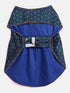 PAWS BY VASTRAMAY Dogs' Blue And Gold Silk Blend Dress - Dogs Ethnic Wear by Vastramay - Blue, Dog, Dog Apparel, Dog Dress, Dog Ethnic Dress, female dog outfit, Large, Medium, Silk Blend, Small
