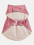 Pink Woven Silk Blend Siblings Set For Dogs