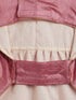 Pink Woven Silk Blend Siblings Set For Dogs