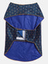 Blue And Gold Silk Blend Siblings Set For Dogs